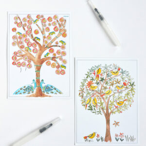 Kit Aquarelle - L'Arbre de vie
