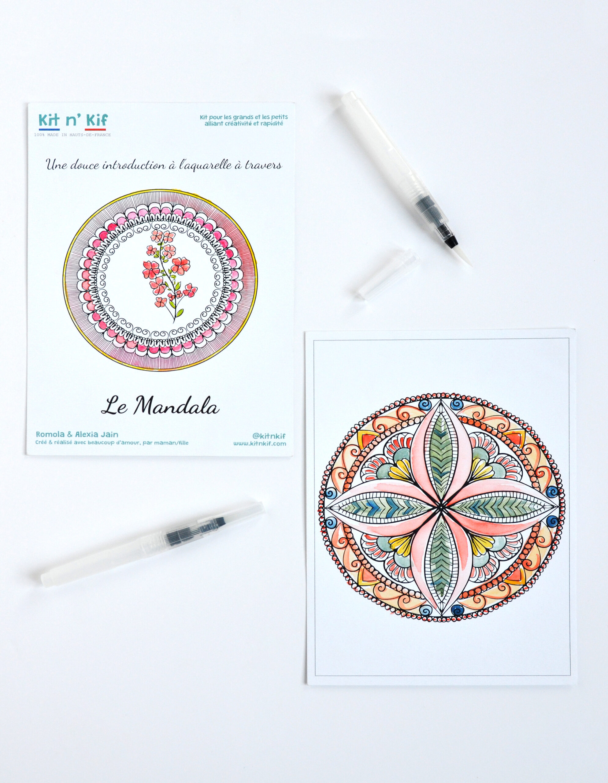 Kit Aquarelle - Le Mandala