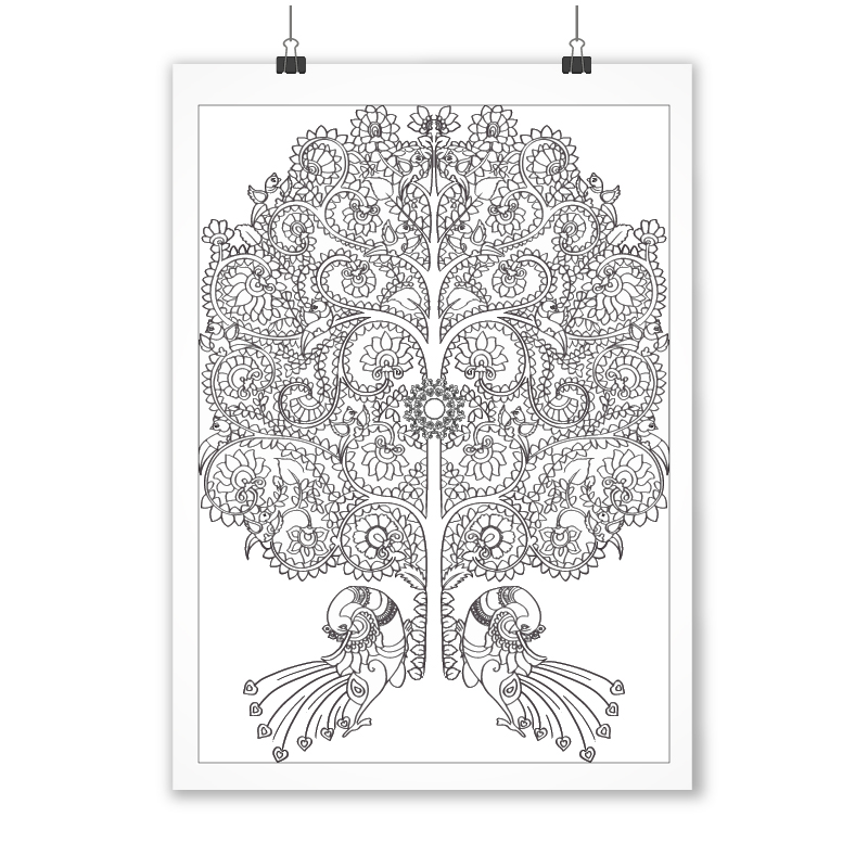 Illustration A3 - Éventail de Vie