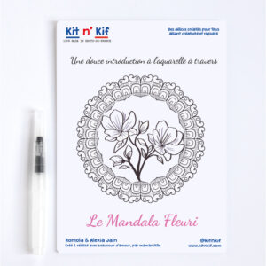 Kit Aquarelle - Le Mandala Fleuri