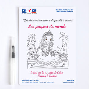 Kit Aquarelle - Les Poupées du Monde