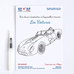 Kit Aquarelle Exclusif - Les Voitures
