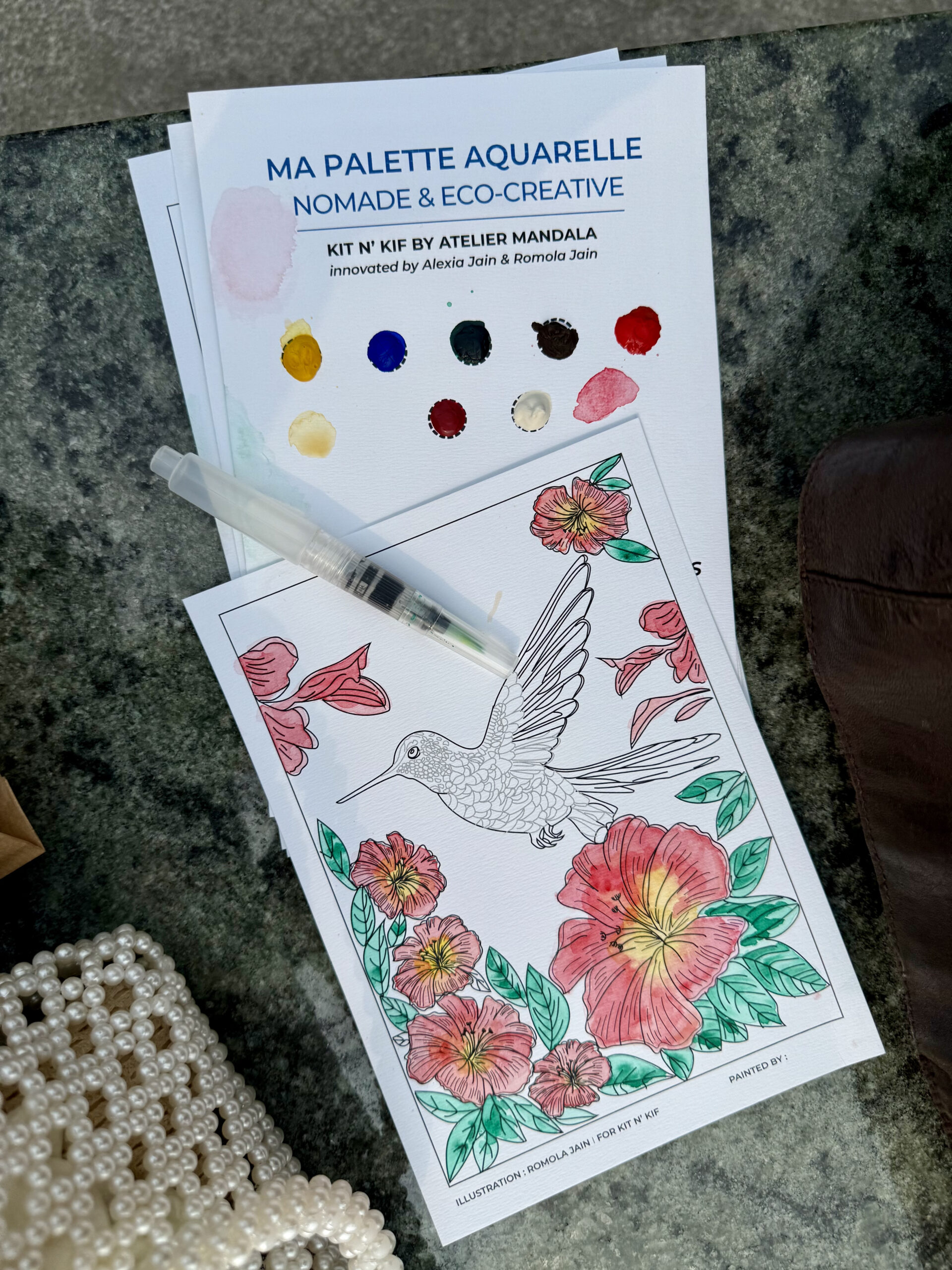 Kit Aquarelle Nomade - Printemps Envol (édition limitée)